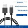 Cabo de carregamento USB macho para micro para celular Android, brinquedo de carregamento, luminária de mesa, power bank, extensão de energia 0,8 metros