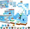Floresta Original Transfronteiriça Meu Mundo Magnético Blocos de Construção Conjunto Partículas Magnéticas Brinquedos Magnéticos Educacionais Infantis