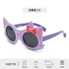 Novos óculos de sol polarizados infantis óculos de sol de laço masculinos desenho animado óculos de sol com proteção solar de silicone feminino moda fabricantes atacado