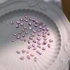 Diamante de Cristal con Forma Especial Plana Rosa Cerezo Paquete de 1440 Mini Tamaño Grande Pequeño Ojo de Caballo Amor Joyería Diamante para Uñas