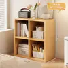 Estante de Livros Armário Divisória de Cabeceira Rack de Armazenamento de Chão Armário de Grade Lateral para Quarto Armazenamento Armário de Oito Compartimentos Armário de Armazenamento