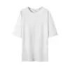 Camisas Publicitárias Lisas da Moda de Verão, Camisetas Fashion de Manga Curta com Gola Redonda Multicor para Homens, Camisas Básicas Versáteis Casuais Largas