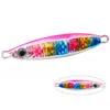 Placa de hierro para sacudidas lentas, pescado, pesca en barco de aguas profundas, señuelo luya luminoso 40g-100g, pesca en mar, señuelo artificial de hundimiento rápido, placa de hierro luya, pez de plomo