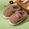 Chinelos de Algodão para Crianças, Chinelos de Outono e Inverno para Família de Três Meninas, Chinelos de Algodão para Meninos, Sapatos de Algodão Espessos e Aveludados Antiderrapantes