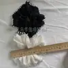 Venta caliente anillo de pelo de intestino grueso grande de verano estilo coreano gasa piel de bebé estrella diamantes de imitación perla cara pequeño temperamento coleta banda de goma
