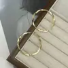 Estilo Metal Pesado Diseño Simple Sentido de Oreja Personalidad Versátil Estilo Frío Elegante Lujo Ligero Sentido de Gama Alta Pendientes
