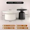 Conjunto de muebles de arte de hierro creativo de alta gama nórdico para espacios pequeños, popular mesa de café redonda tipo Martini para sala de estar y uso doméstico