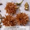 Crisântemo de Chama de 3 Cabeças Buquê Falso Simulado Flor de Casamento Flor de Seda Artificial de Alta Qualidade Ornamento Acabado Flor Decorativa Atacado
