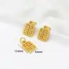 Gato da Sorte Garra Dourada Antiga Preserva-Cor para Atrair Fortuna e Bênção de Vagem de Lótus Pulseira DIY Pulseira Pingente Pequeno Lote D149