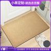 Alfombra de Hogar Imitación Coco PVC Antideslizante Felpudo Resistente a la Suciedad Eliminación de Polvo Felpudo Alfombrilla de Piso de Cocina Anillo de Seda Alfombra Sanitaria de Baño