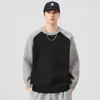 Tricô Malha Masculino Gola Redonda Suéter de Malha 2025 Outono e Inverno Novo Solto Estilo Japonês Retrô Versátil Casual Jaqueta Tendência