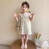 Vestido de Lunares de Colores para Niña 2026 Verano Nueva Moda Elegante Vestido de Princesa para Niña Pequeña para Niños Pequeños Conjunto de Verano