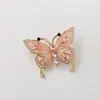 Broche Animal Inseto Abelha Borboleta Cravejado com Diamantes Venda Quente Transfronteiriça para Mulheres, Broches Coloridos Exclusivos de Alto Padrão Atacado