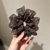 Goma para el pelo de estilo coreano Otoño/Invierno con lunares para dar volumen y textura esponjosa, Rejuvenecedora, Moderna, Elástica, Elegante, Versátil para coletas y moños