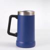 Copo Isolado a Vácuo de Aço Inoxidável 304 com Alça, Caneca de Cerveja Brasileira de Grande Capacidade, Copo Térmico, Copo de Café, Copo de Água