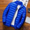 Envío [fuera de temporada] chaqueta acolchada de plumón abrigo de invierno para hombre ligero moda coreana hombre corta gruesa cálida