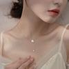 Largo Collar de Perlas Inspirado en el Diseño para Mujer, Estilo Celebridad de Internet Coreana, Cadena para Clavícula con Borla Floral, Elegante y Único, Nuevo Modelo 2026