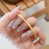 Pulsera Vintage Hecha a Mano de Cinta de Satén Cepillado con Estrella y Circonita para Mujer, Diseño de Nicho Minimalista Anillo Exquisita Joyería de Pulsera Genial