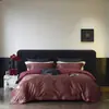 Estilo de Luxo Acessível de Alta Qualidade Conjunto de Quatro Peças 100 Fios Algodão de Fibra Longa de Xinjiang de Algodão Puro Cetim Capa de Edredom Floral Digital de Algodão Puro Roupa de Cama +
