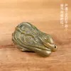 Repolho Baicai Verde Natural Sândalo Madeira Maciça Escultura Ornamentos de Repolho Peça Criativa de Mão Prato Wen Brinquedo Artesanato para Brincar Caractere Fu