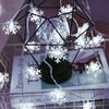 Guirnalda de luces LED de copo de nieve a batería por todo el cielo estrella luz decorativa navideña puesto de luz decorativa fabricantes de guirnaldas de luces al por mayor