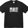 Camiseta Malcolm X 25Ss Marca Trendy Europea y Americana Foto de Personaje Camiseta de Manga Corta Algodón Puro para Hombre y Mujer Manga Media Pareja