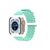 Para Apple Watch 8 Ultra Watch Pulseira de Silicone Marinha Pulseira Oficial Apple com Fivela Dupla Disponível