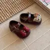 Nuevos zapatos de otoño para bebé niña con lazo, zapatos de princesa, zapatos para niños pequeños de 1 a 3 años, zapatos de piel con suela blanda