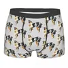 Dropshipping con Imágenes Se Puede Convertir en Ropa Interior Boxer Elástica Cómoda Transpirable para Hombre con Estampado de Gato 3D para Mascotas y Perros