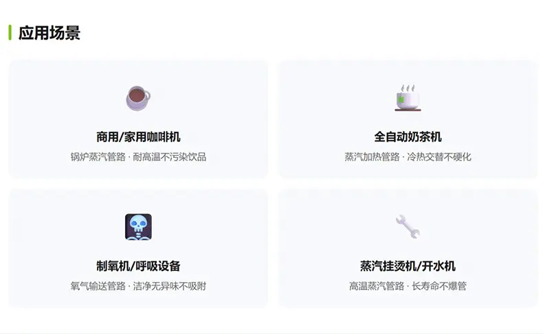 硅胶编织管应用场景
