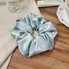 Anel de Cabelo de Cetim Liso Colorido Elegante para Cabelo Tipo Intestino Grande Feminino Elástico Alto Corda de Cabelo para Rabo de Cavalo Acessórios de Cabelo Novo Estilo 2025 Sem Danificar o Cabelo