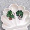 Diseño Personalizado Exquisita Serie de Calaveras Fantasma Planta Broche Decoración Parte Superior Mochila Insignia Estilo Punk Regalo