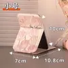 Espejo, espejo de maquillaje, espejo pequeño conveniente, de mano para estudiante, espejo de tocador de bolsillo plegable de escritorio para mujer, espejo mini portátil para retoques