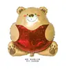 Novo Dia dos Namorados Qixi Urso Coração Coelho Buquê amor Casamento Confissão Pedido Decoração Romântica Balões