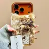 Ciervo de Peluche Otoño e Invierno Adecuado para Funda de Teléfono Móvil Apple 17Promax Iphone16 Portátil 13 Lindo 14 Nuevo Estilo 15