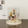 Caja de Exhibición de Colgantes Labubu Caja de Exhibición Giratoria Transparente Muñeco de Peluche Labubu Muñeco Caja Ciega Soporte de Exhibición de Almacenamiento