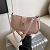 2025 Nueva Moda Verano Bolso Bandolera de Hombro para Mujer de Alta Gama Nicho Sobaco Combinable para Viajeras Bolso para Mujer