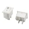 Interruptor Kcd1 Forma de Barco 15*21mm Interruptor Basculante de Dos Pines Interruptor de Encendido para Electrodomésticos Pequeños Interruptor de Lámpara de Escritorio Ventilador