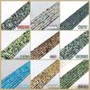 Cuentas de ágata natural de malaquita de 2x4 mm con espaciador de rueda lisa, accesorios de joyería para collar, venta al por mayor