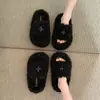 2026 Nuevas Chanclas de Dama con Hebilla de Una Tira y Diseño de Nicho, Punta Redonda, Color Sólido para Mujer