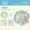 Adesivos de Cena Estéreo 3D de Desenho Animado Coreano Tamanho Grande DIY Decoração Artesanal para Crianças Caderno Criativo Adesivos de Paisagismo