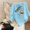 Camiseta de Verano de Algodón Puro con Estampado de Dibujos Animados de Nuevo Estilo 2026 para Niños Pequeños y Medianos con Cuello Redondo Estampado Tops Casuales