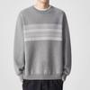 Suéter de cuello redondo para hombre, otoño e invierno, nuevo, holgado, lavable a máquina, de color contrastante, de algodón de comercio exterior, 2024