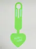 Etiqueta de Bagagem Fluorescente em PVC em Formato de Coração Tag de Pendurar para Mala Etiqueta de Identificação Anti-Perda para Bagagem Despachada
