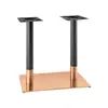 Patas de Mesa Temática de Restaurante Western, Accesorios para Patas de Mesa Redonda de Taberna Pequeña, Patas de Mesa de Acero Inoxidable de Estilo Simple para Cafetería y Tienda de Té con Leche