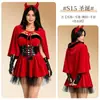 Comercio Exterior Xianyi Transfronterizo Disfraz de Halloween Lencería Sexy Uniforme de Cosplay Pequeño Diablo Navideño Atuendo de Deseo Puro para Mujeres S15