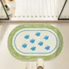 Tapete de Chão para Banheiro Tapete Antiderrapante para Vaso Sanitário Capacho para Entrada Absorvente de Água Tapete para Pés Carpete de Couro para Banheiro Interno Banheiro