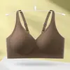 Estampa de Leopardo E-commerce Transfronteiriço Roupa Íntima Feminina Mais Vendida Confortável Sem Costura Sem Aro Sutiã Decote Profundo Amazon TK Mais Vendido Em Estoque