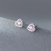 Nalan s925 prata esterlina cheia de diamante lindo brincos flash diamante temperamento ins estilo doce nicho orelha jóias m03639