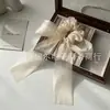 Elásticos Elegantes de Tela Transfronterizos Creativos de Alta Elasticidad, Ligas para el Cabello de Cinta Retro Francesa, Suministro al por Mayor, Directo del Fabricante